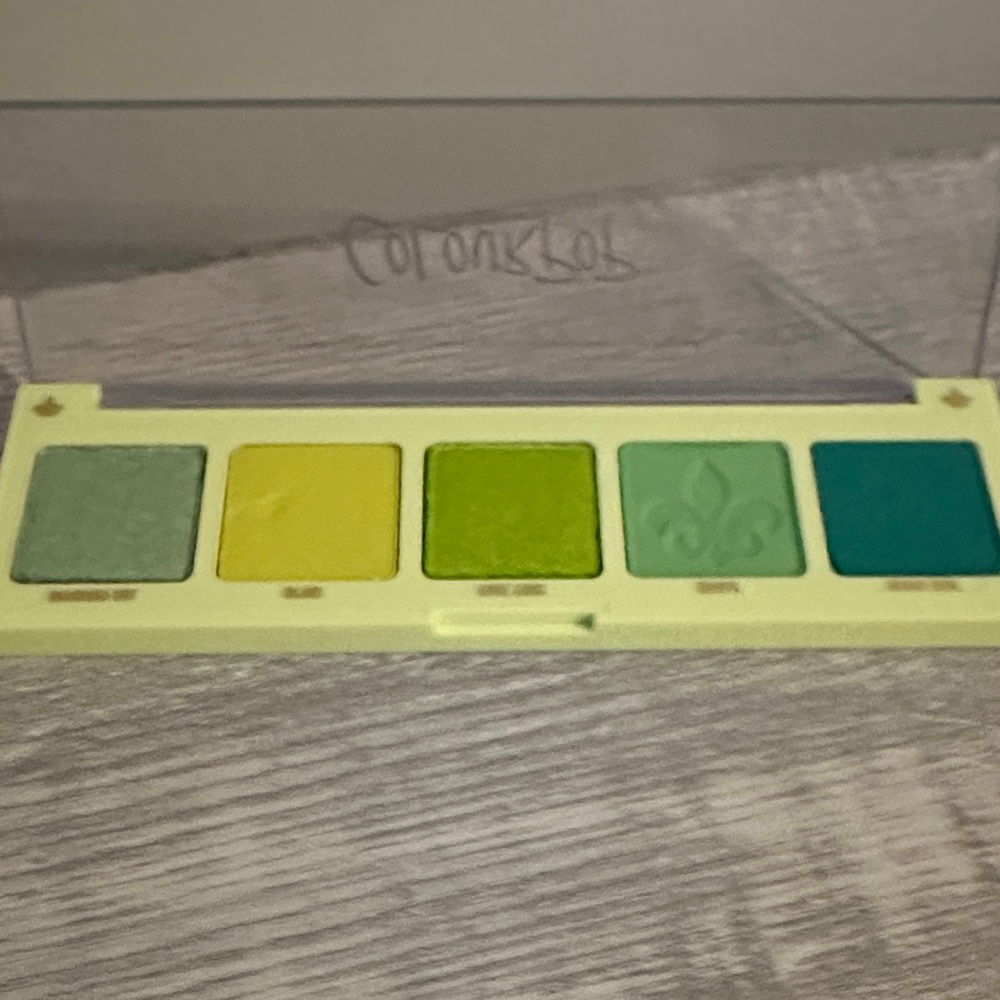NWOT Colourpop Vibrant Green Eyeshadow Palette